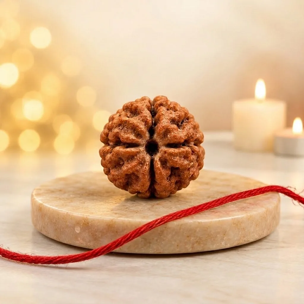 4 Mukhi Nepali Rudraksha